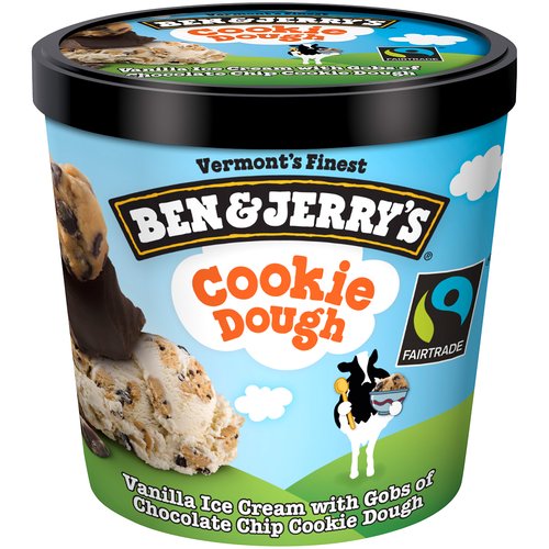 Ben & Jerry's Ice Cream Cup, Chocolate Chip Cookie Dough