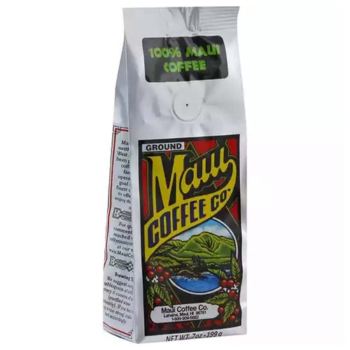 Maui 100% Kona Coffee, Whole Bean