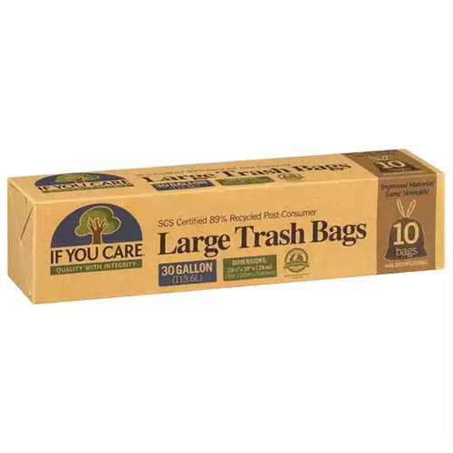 10 gallon trash bags, Certified