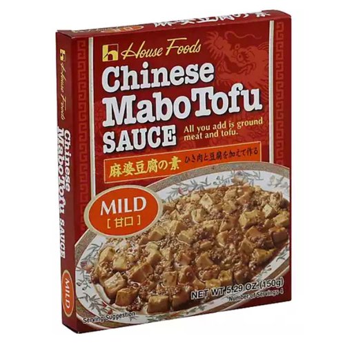 <ul>
<li>All you add is ground meat and tofu</li>
<li>Number of servings: 4</li>
</ul>