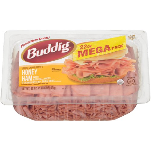 <ul>
<li>22 oz. Mega Pack</li>
<li>U.S. inspected and passed by Department of Agriculture.</li>
<li>9 grams protein per serving.</li>
<li>90 calories per serving.</li>
<li>Certified Gluten-Free®.*
*Certified gluten free by GFCO gfco.org.</li>
<li>No MSG added.</li>
</ul>