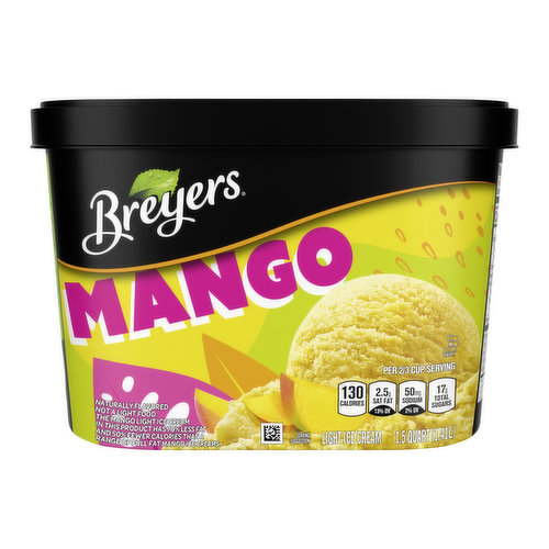 Breyers Mango Light Ice Cream