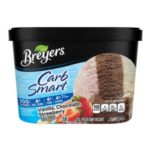 Breyers CarbSmart Vanilla Chocolate Strawberry