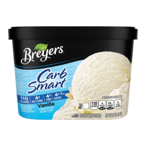 Breyers CarbSmart Frozen Dairy Dessert Vanilla