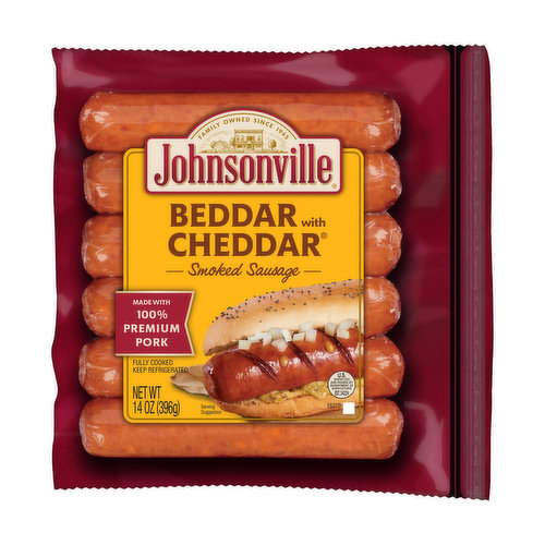 Johnsonville Beddar With Cheddar Smoked Sausage