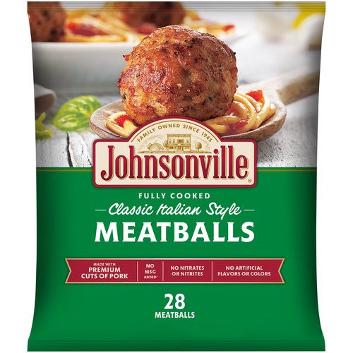 Johnsonville Meatballs, Classic, Italian Style