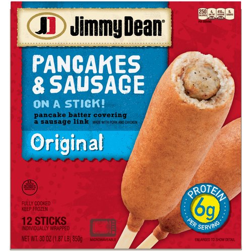 Jimmy Dean Pancakes and Sausage on a Stick