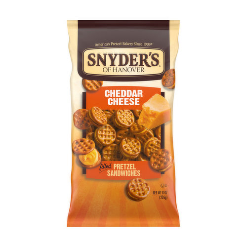 Snyder's Cheddar Pretzel Sandwiches