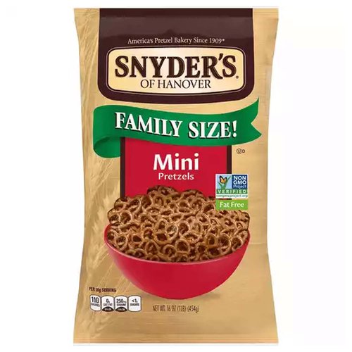 Snyder's Mini Pretzels, Family Size