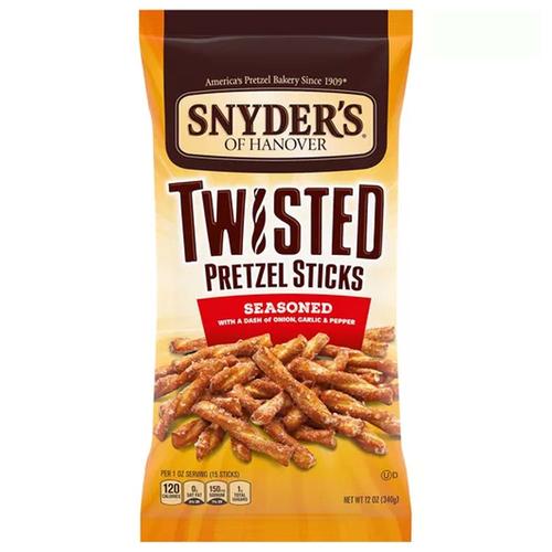 Snyder's Twisted Pretzel Sticks, Seasoned