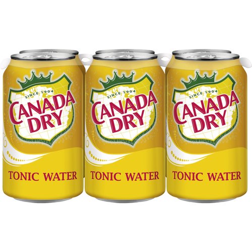 Canada Dry Tonic Water, Cans (Pack of 6)