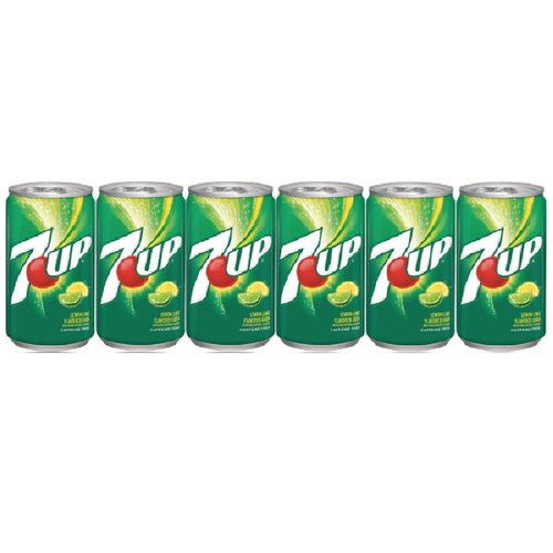 7-Up Mini Soda, Cans (Pack of 6)