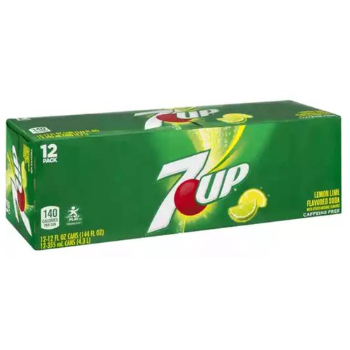 7-Up Soda, Cans (Pack of 12)