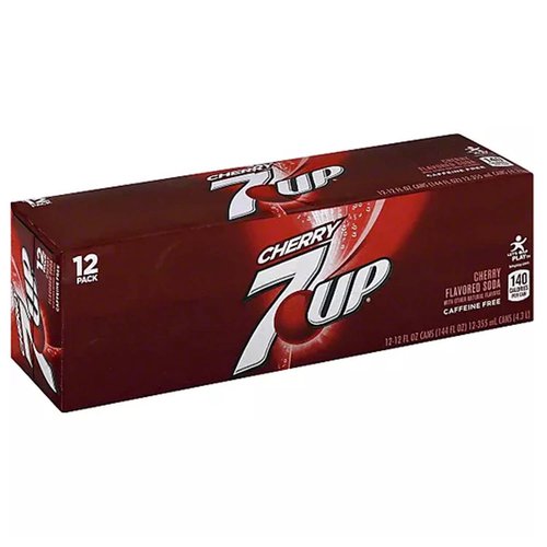 The light, crisp flavor of 7UP Cherry offers a unique, refreshing cherry twist on the classic 7UP lemon-lime flavor you know and love. Like the original 7UP, 7UP Cherry is caffeine-free, low in sodium and made with 100% natural flavors. 7UP Cherry is a fantastic drink on its own and also a perfect addition to meals and recipes. Whether you're looking to satisfy a sweet tooth with something like 7UP No-Bake Cherry Cheesecake or indulge in a cherry soda treat, 7UP Cherry is the perfect ingredient. From cocktails and mocktails to cooking and baking, do more at your next get-together with 7UP Cherry.