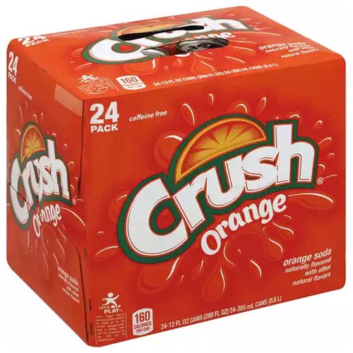 Crush Orange, Cans (Pack of 24)