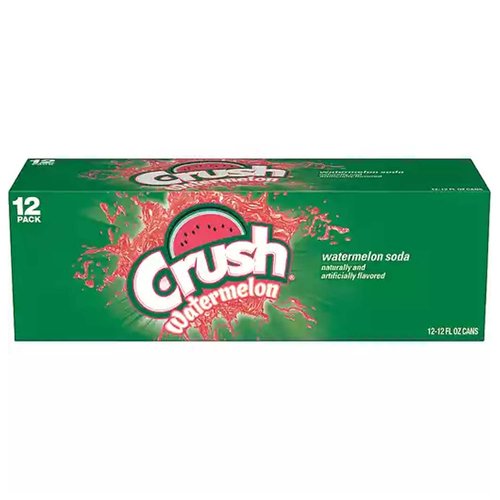 Crush Watermelon, Cans (Pack of 12)