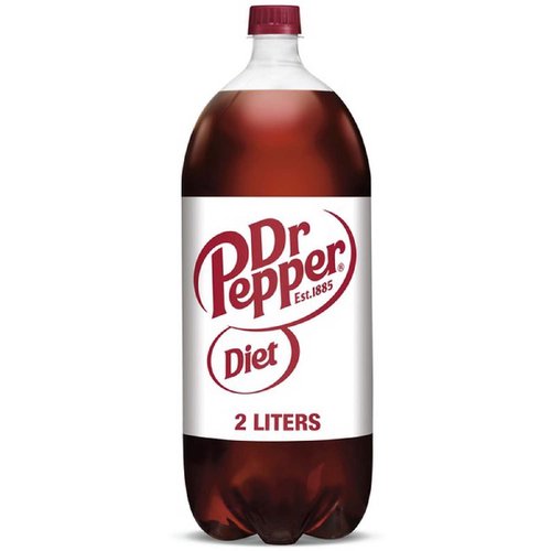 Diet soda

An original blend of 23 authentic flavors

Zero calories per 8 oz. serving

Great Dr Pepper taste

One 2 liter bottle