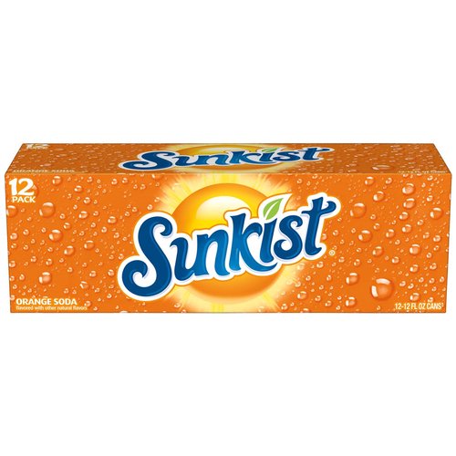 Sunkist Orange, Cans (Pack of 12)