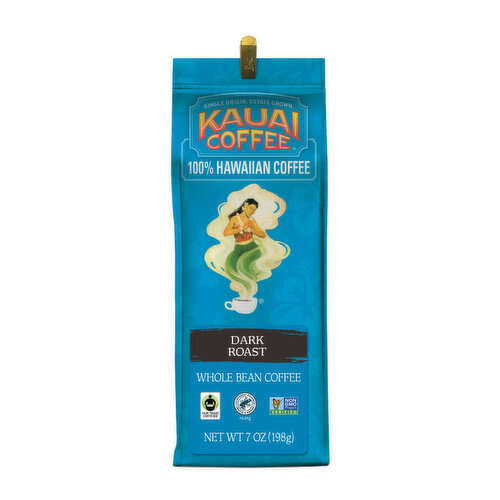 Kauai Coffee Dark Roast Whole Bean Coffee