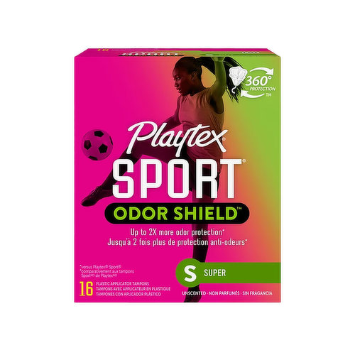 Playtex Sport Odor Shield Large, Super Absorbant