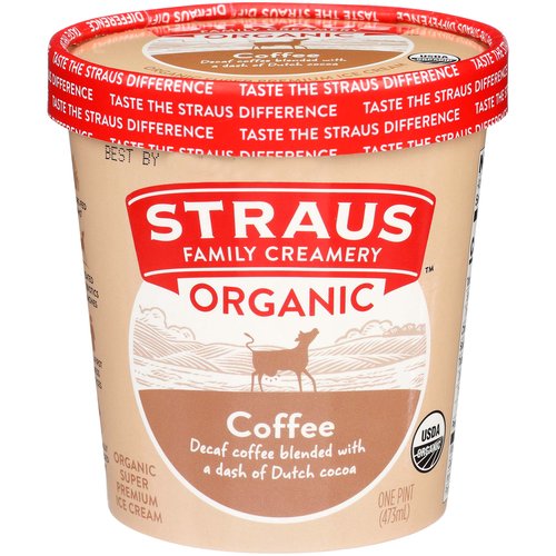 Straus Organic Ice Cream, Coffee