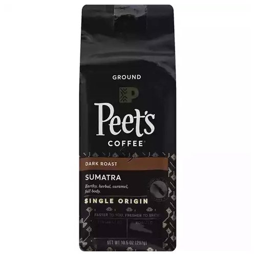 Peets Coffee, Dark Roast, Sumatra