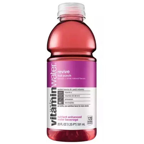 Glaceau Vitaminwater, Revive, Fruit Punch