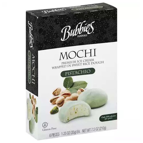 Bubbies Mochi, Pistachio