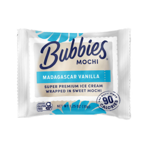 Bubbies Mochi Vanilla Ice Cream