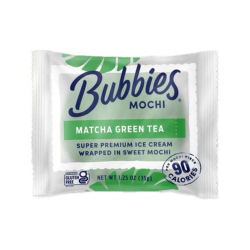 Bubbies Mochi Matcha Green Tea Ice Cream