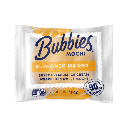 Bubbies Mochi Mango Ice Cream