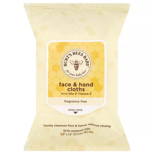 Burt's Bees Baby Face/Hand Cloths