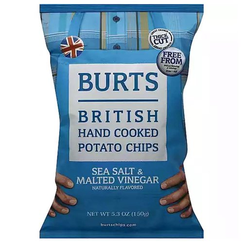 Burts Potato Chips, Sea Salt & Vinegar