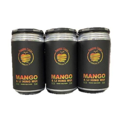 Paradise Cider Mango Li Hing Mui Seltzer (6-pack)