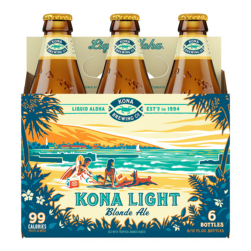 Kona Brewing Light Blonde Ale, Bottles (6-pack)