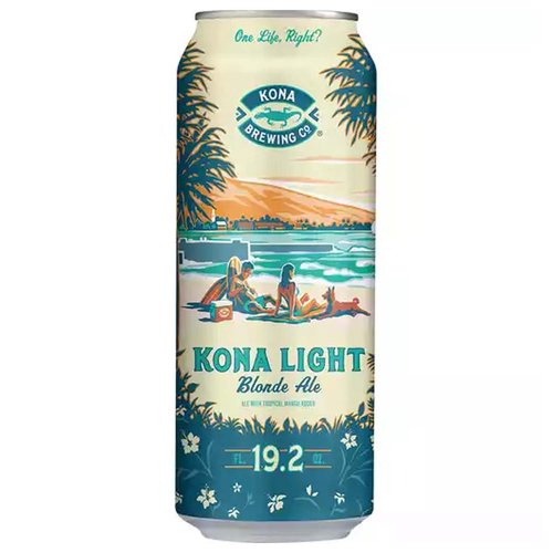 <ul>
<li>Kona Light Blonde Ale</li>
<li>Refreshing, 99 calorie blonde ale with tropical mango added.</li>
</ul>