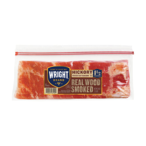 Wright Brand Thick Cut Hickory Bacon