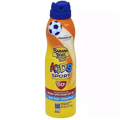 Banana Boat Kids Sport Sunscreen Spray, Broad Spectrum SPF 50+
