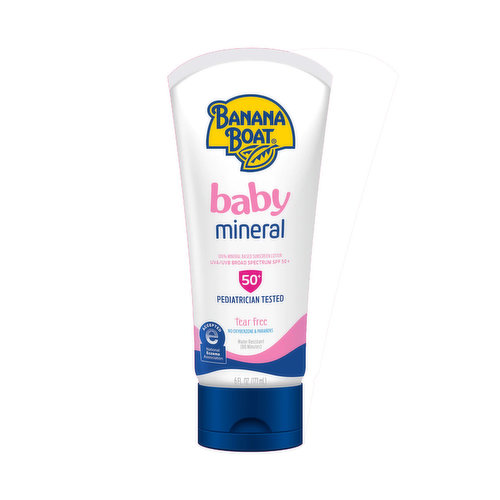 Banana Boat Baby 100% Mineral Sunscreen Lotion SPF50