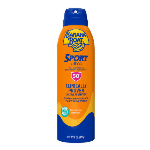 Banana Boat Sport Sunscreen Spray, SPF 50+