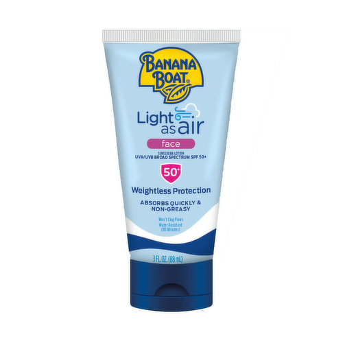 Banana Boat Light As Air Face Lotion SPF 50