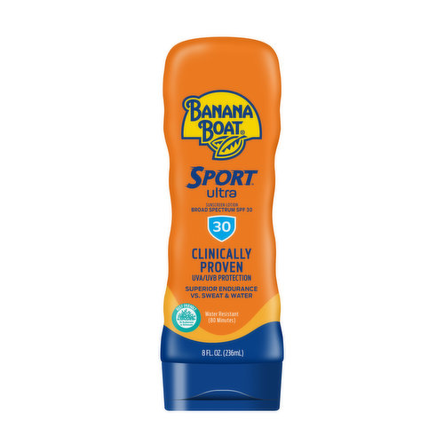 Banana Boat Sport Performance Sunscreen Lotion, SPF 30