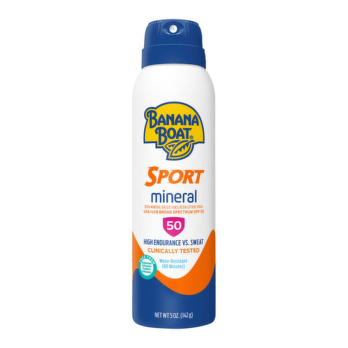 Banana Boat Sprt 100% Min C-spry Spf50+