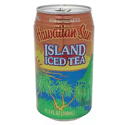 Hawaiian Sun Island Iced Tea, Cans (Pack of 6)