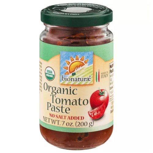 Bionaturae Organic Tomato Paste, No Salt Added