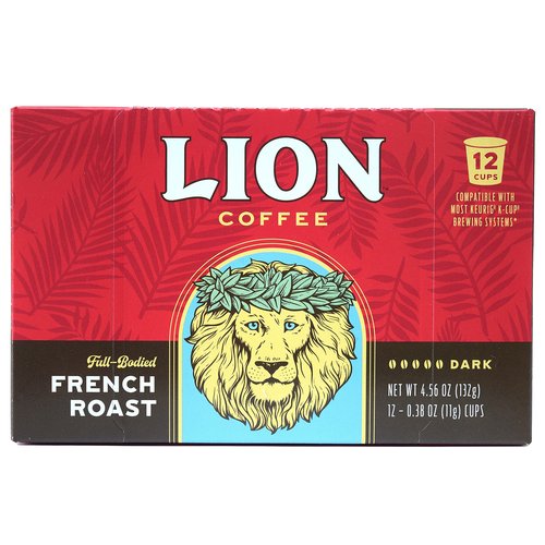 Lion Coffee, French Roast Cups