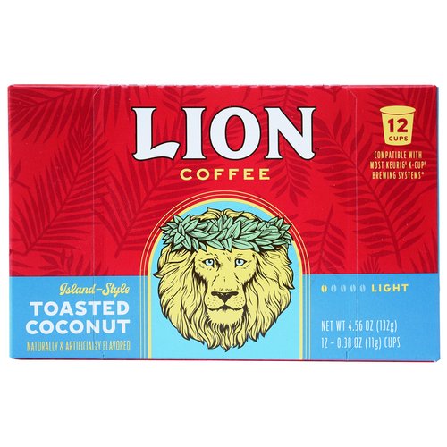 Lion Coffee Toasted Coconut Cups