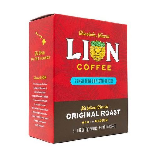 Lion Drip Coffee Original 5ct