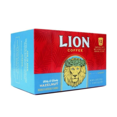 Lion Hazelnut Single Serve Coffee Pods