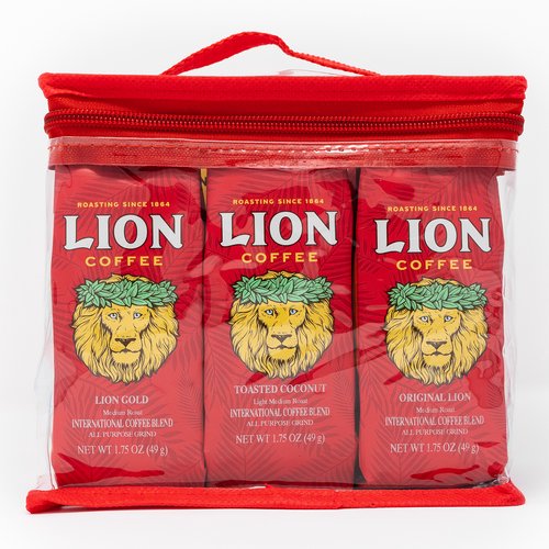 Lion Coffee Gift Set Tote